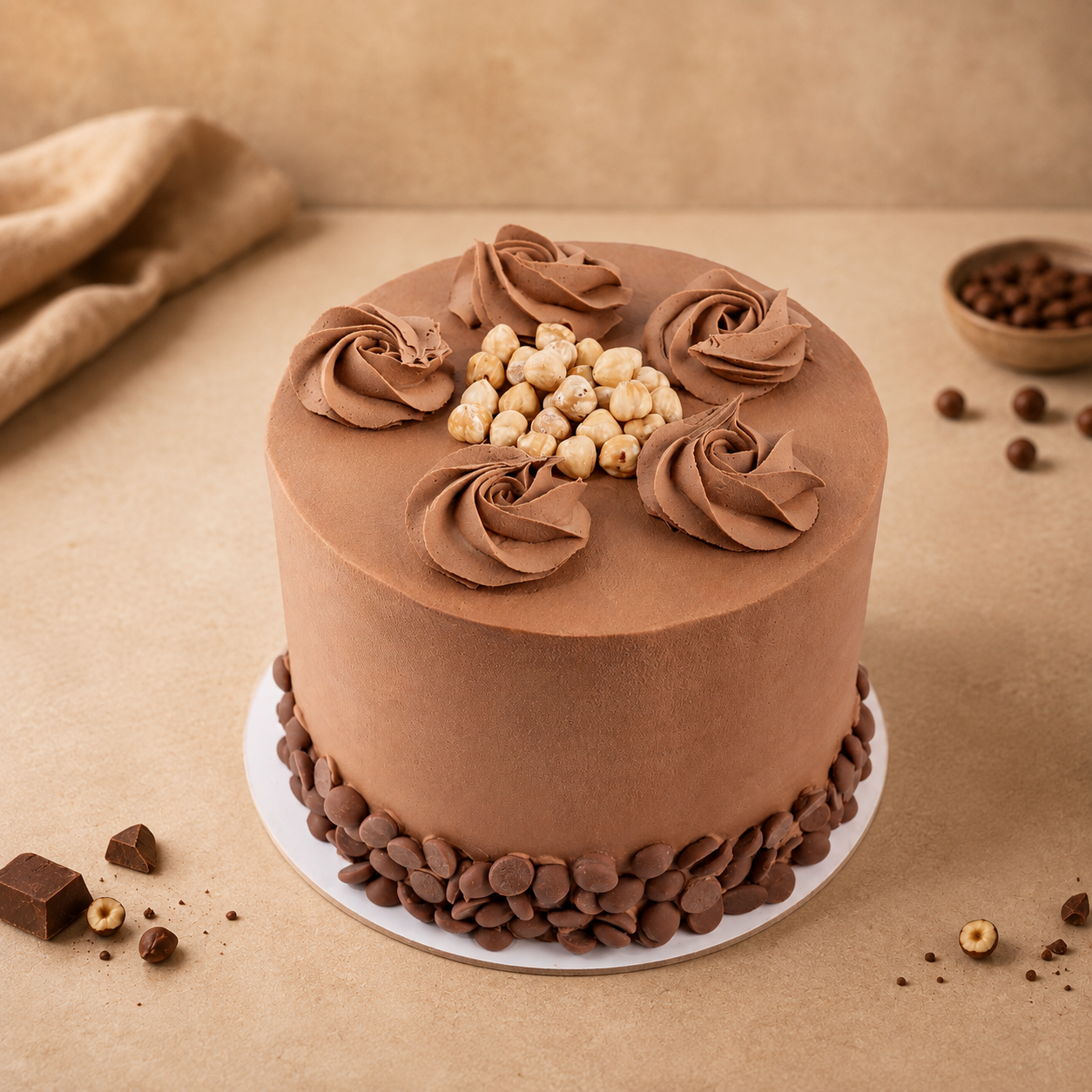 1kg Luxury Truffle Cake with Cocoa Cream Frosting