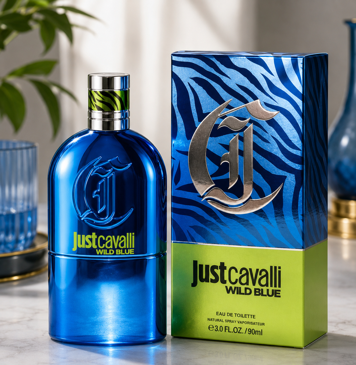 ROBERTO CAVALLI JUST CAVALLI WILD BLUE (M) EDT 90ML