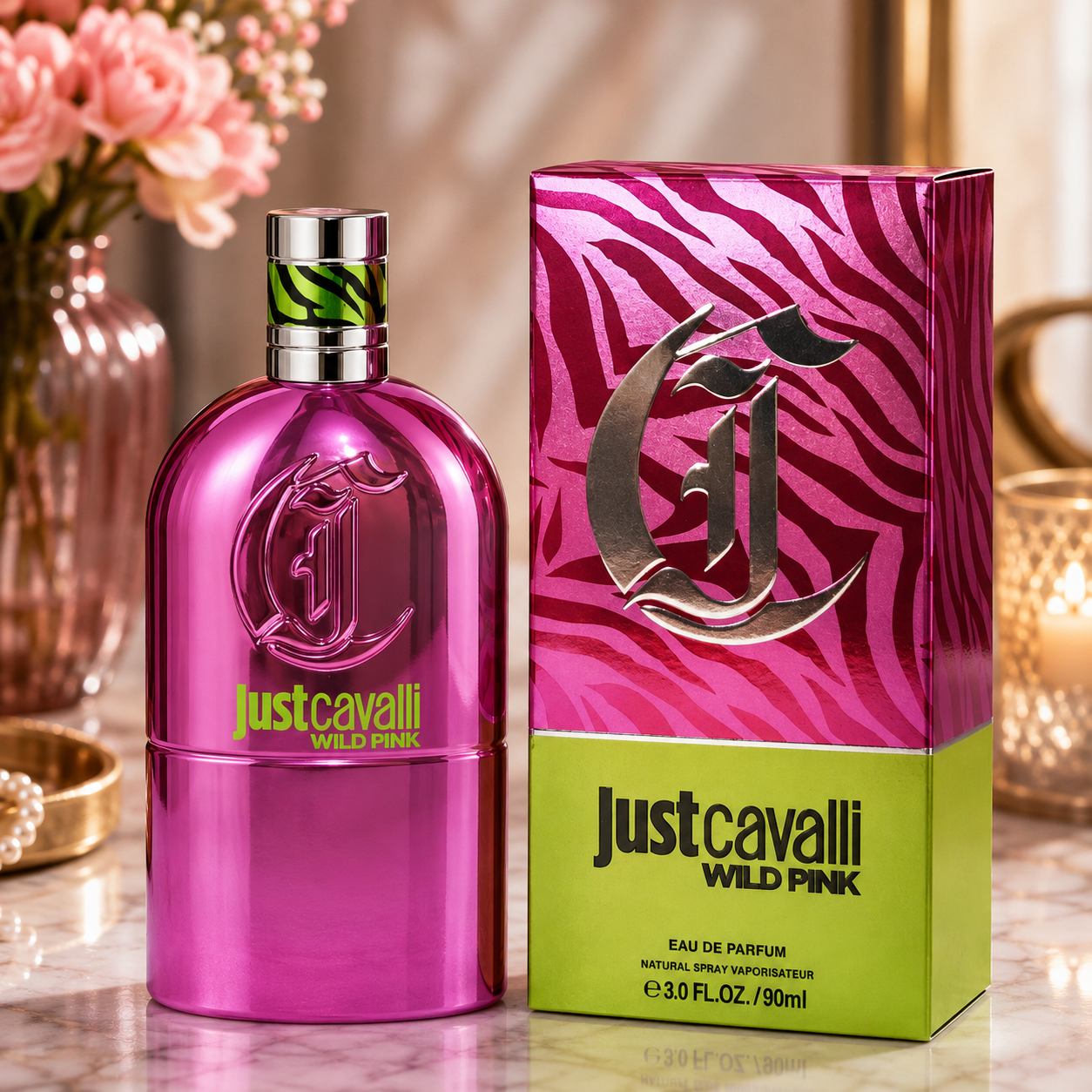 ROBERTO CAVALLI JUST CAVALLI WILD PINK (W) EDP 90ML