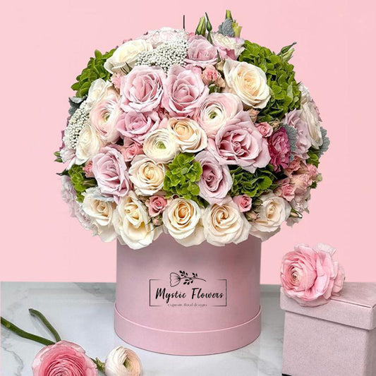 MIX PINK FLOWERS BOX