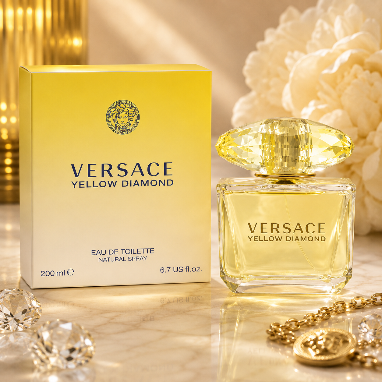 VERSACE YELLOW DIAMOND (W) EDT 200ML